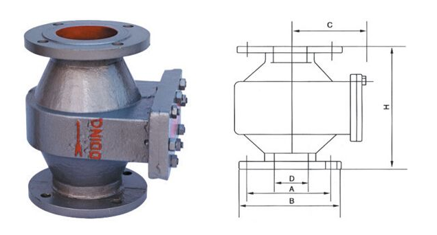 ZGB-II型抽屜式波紋阻火器結(jié)構(gòu)圖 ZGB-II型抽屜式波紋阻火器結(jié)構(gòu)圖
