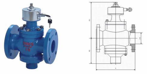 ZL47F自力式流量平衡閥(帶鎖)結(jié)構(gòu)圖 ZL47F自力式流量平衡閥(帶鎖)結(jié)構(gòu)圖