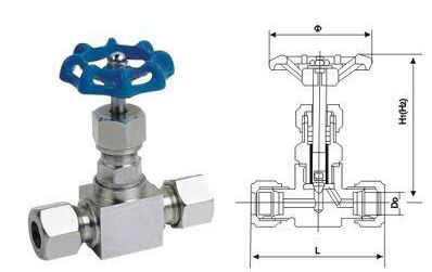 JJY1卡套式截止閥結(jié)構(gòu)圖 JJY1卡套式截止閥結(jié)構(gòu)圖
